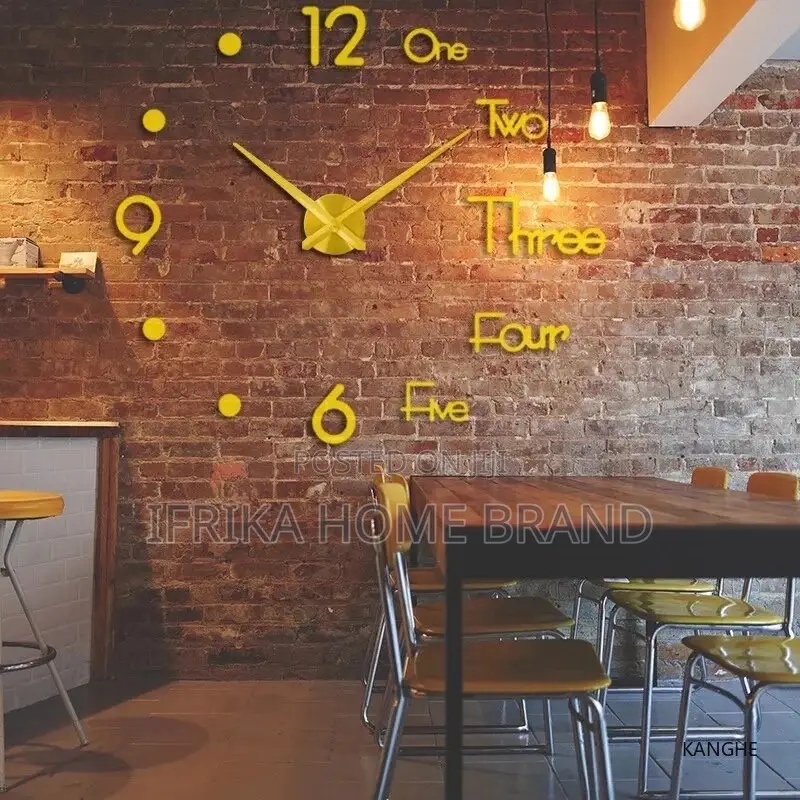 Large 3D Wall Clock Luminous Classic Wall Clocks DIY Digital