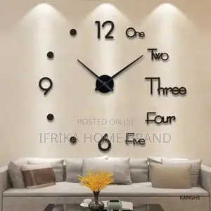 Large 3D Wall Clock Luminous Classic Wall Clocks DIY Digital