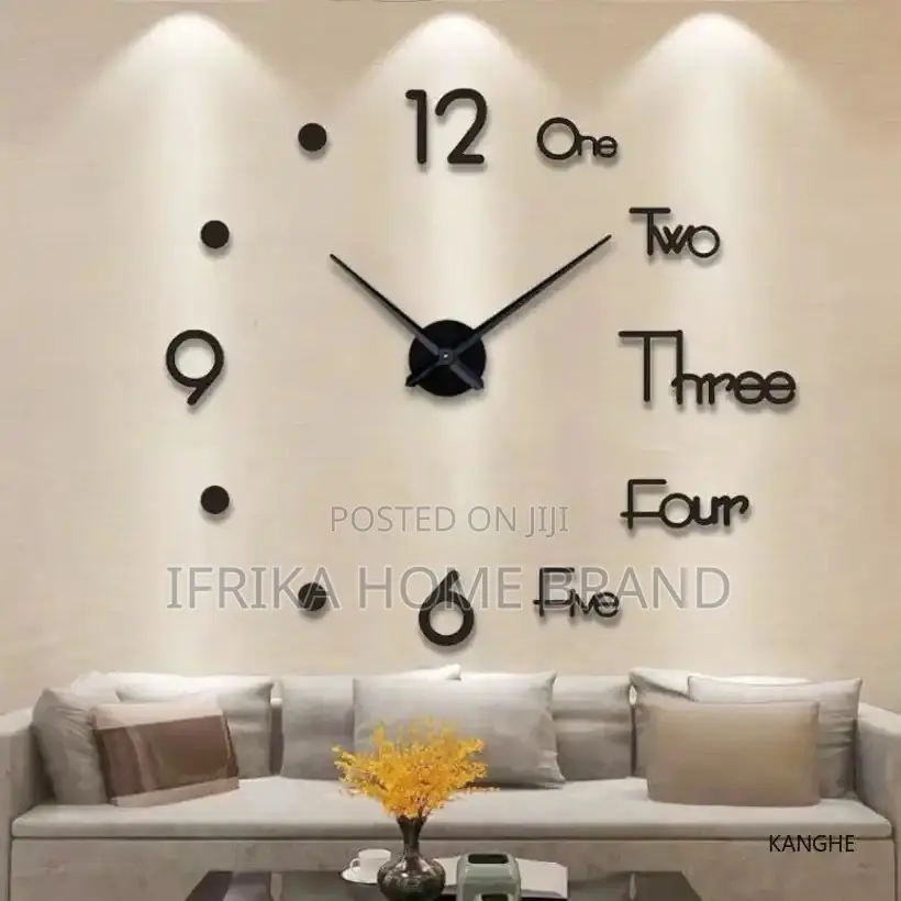 Large 3D Wall Clock Luminous Classic Wall Clocks DIY Digital