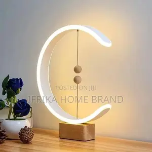Magnetic Balance Wooden Bedside Table Lamp Magnetic USB