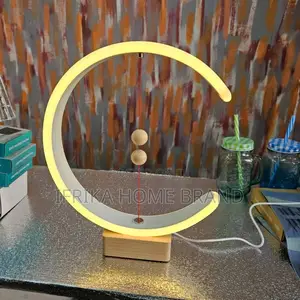 Magnetic Balance Wooden Bedside Table Lamp Magnetic USB