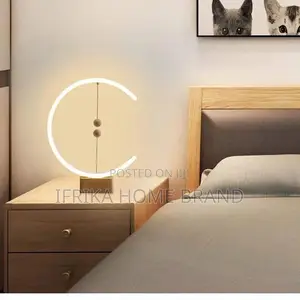 Magnetic Balance Wooden Bedside Table Lamp Magnetic USB