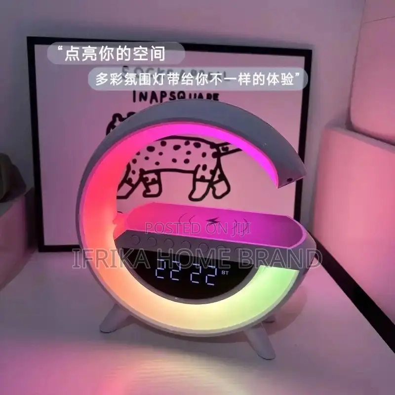 3 in 1 Wireless Bluetooth Light Wireless Charger Table Lamp