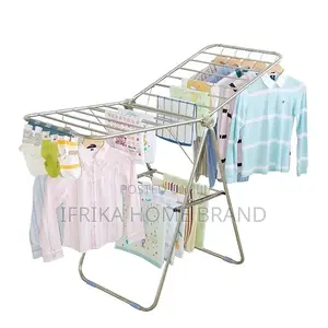 Stainless Steel Clocth Drying Rack, Foldable Sunbed Towel