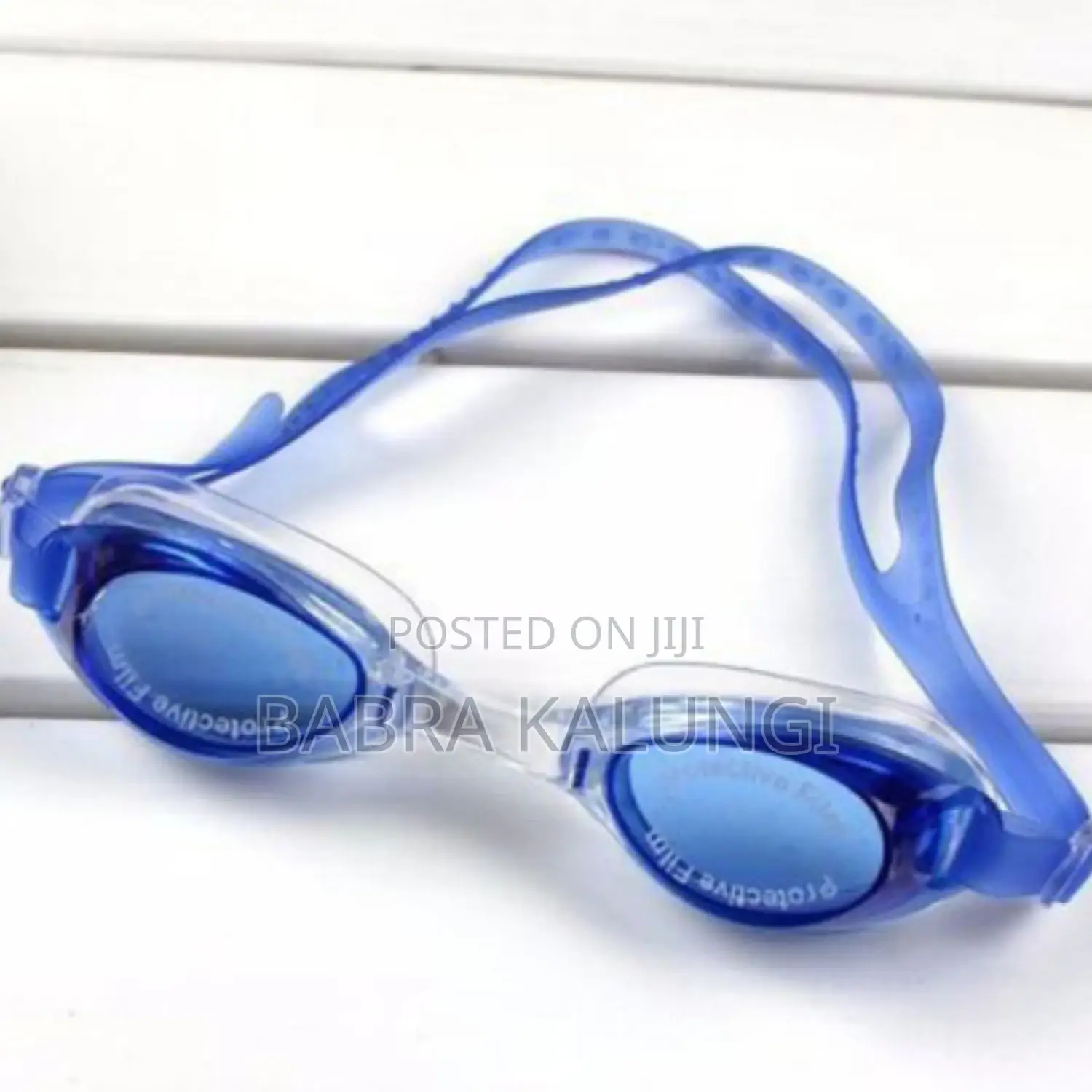 Anti Fog Unisex Swimming Goggles_ Blue