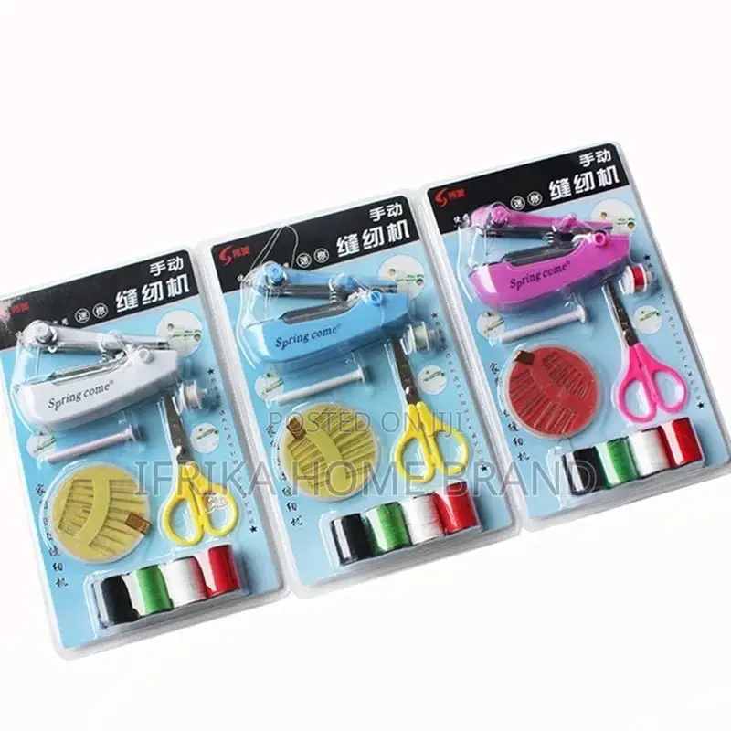 Portable Manual Sewing Machine Set, Household Mini Sewing