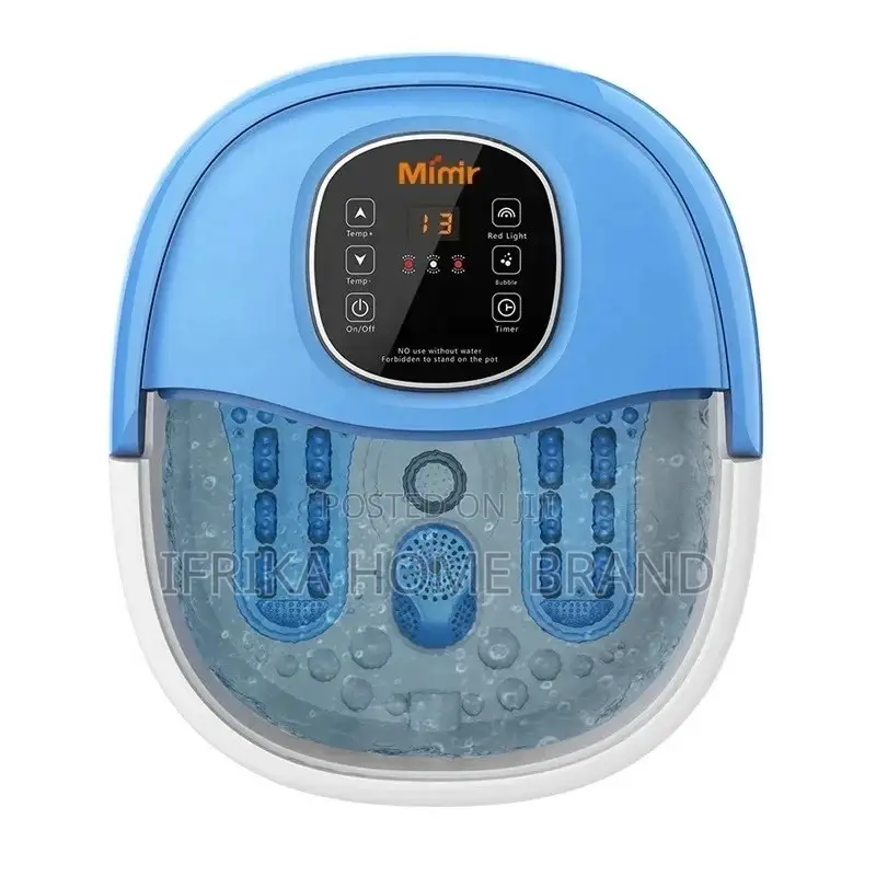Pedicure Heated Foot Spa Bath Massager With Bubble Vibration