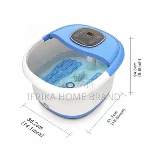 Pedicure Heated Foot Spa Bath Massager With Bubble Vibration