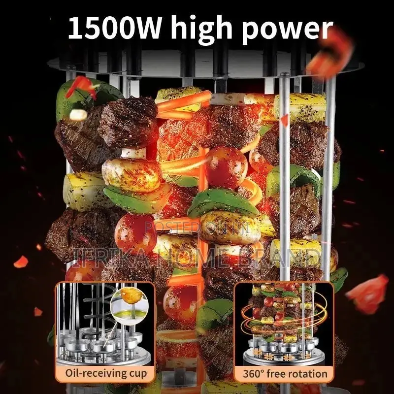 Automatic Rotating Skewer Machine Barbecue Stove Skewers