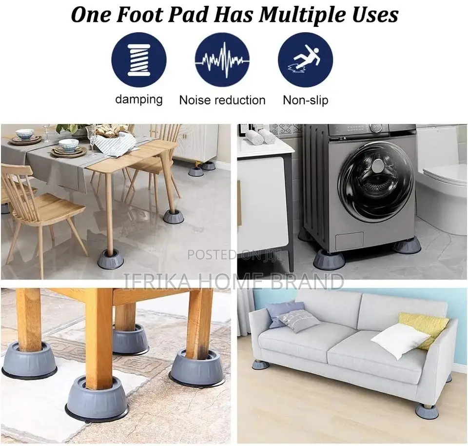 4pcs Anti Vibration Washing Machine Pads Anti-Slip