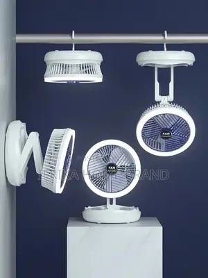 Portable Fan USB Charging Foldable Table Fan With LED Light