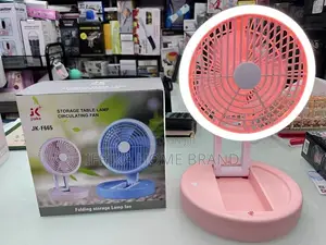 Portable Fan USB Charging Foldable Table Fan With LED Light