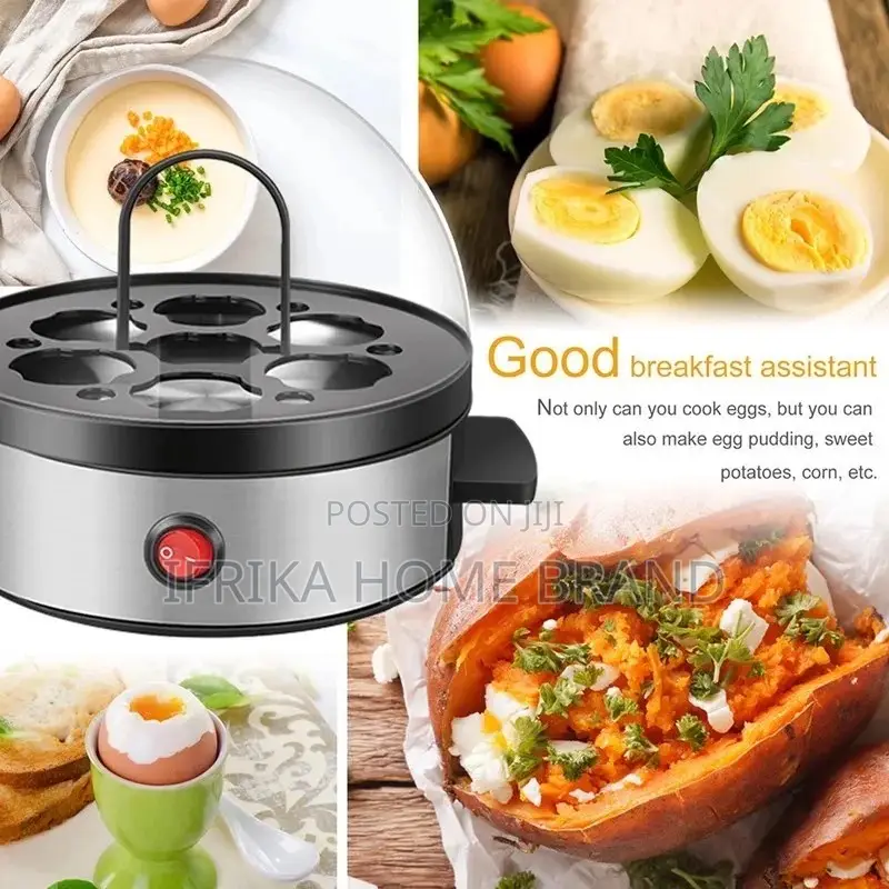 Electric Egg Cooker Rapid Egg Boiler for Soft Medium Hard