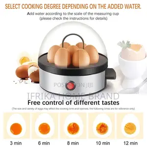 Electric Egg Cooker Rapid Egg Boiler for Soft Medium Hard