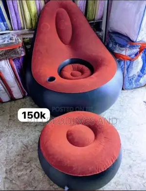 Air Sofa Chair With Stool