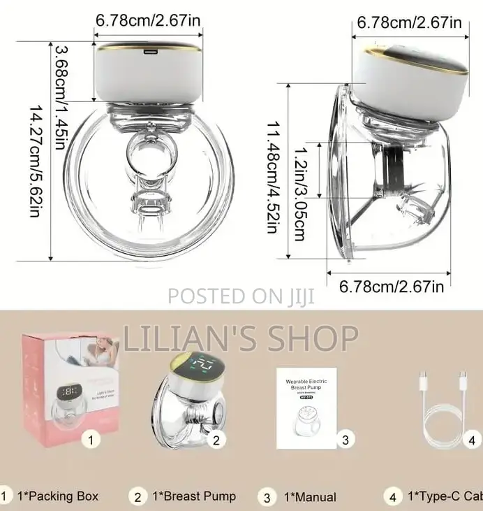Wearable Automatic Portable Breast Pump