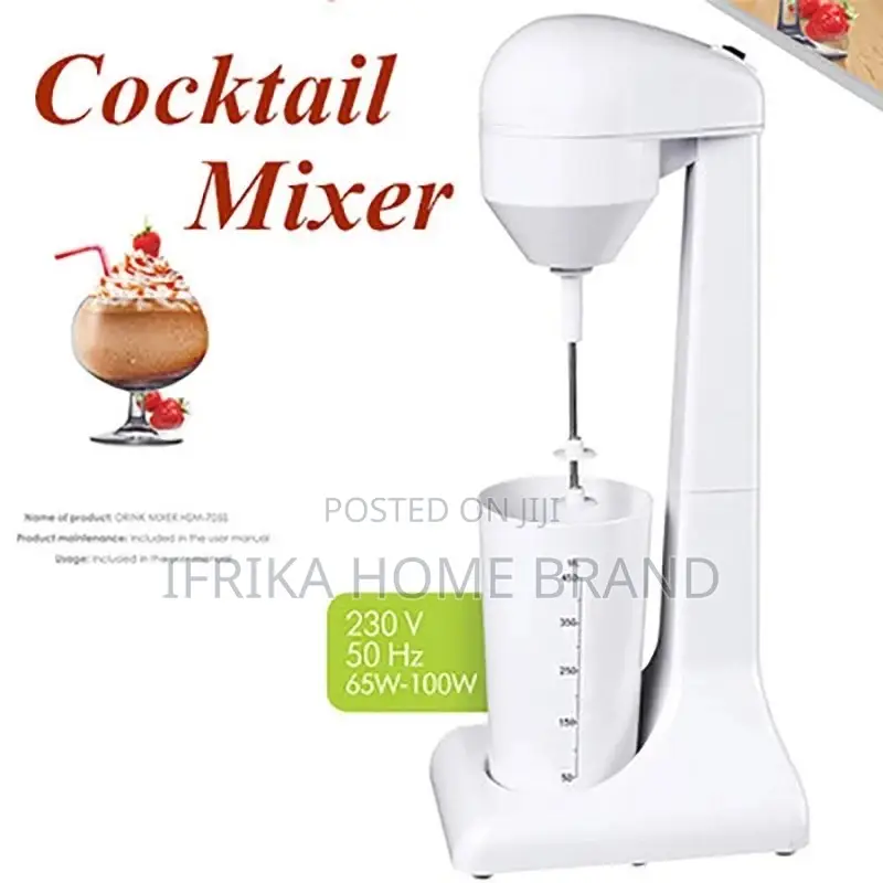 220V Electric Milk Shake Maker Coffee Milk Foamer Cold