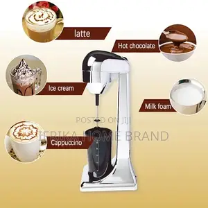 220V Electric Milk Shake Maker Coffee Milk Foamer Cold