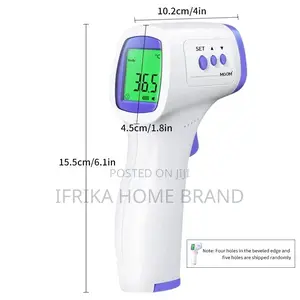 1pc Frontal Temperature Gun Infrared Handheld Thermometer
