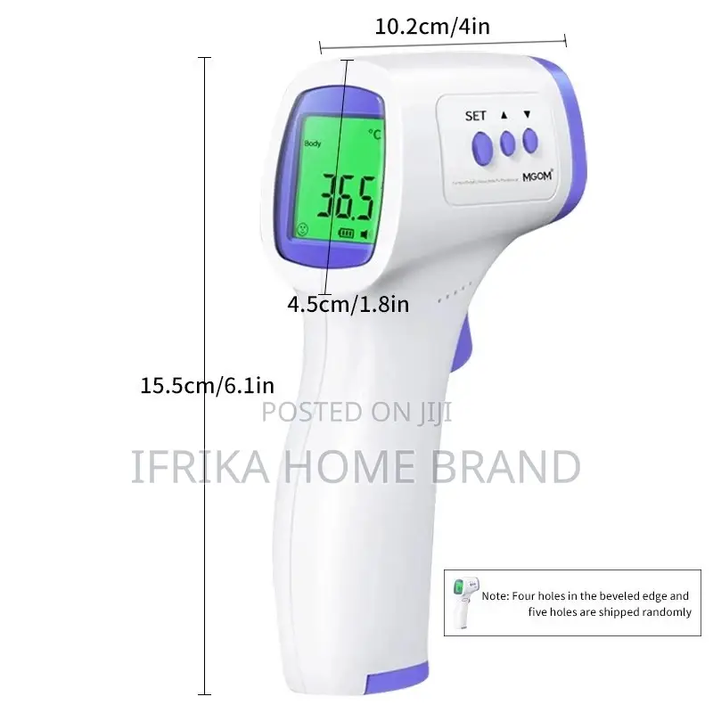 1pc Frontal Temperature Gun Infrared Handheld Thermometer