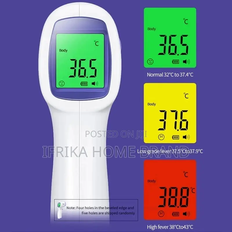 1pc Frontal Temperature Gun Infrared Handheld Thermometer