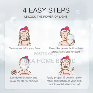 LED Photon Beauty Mask 7 Facial Makeup Mask