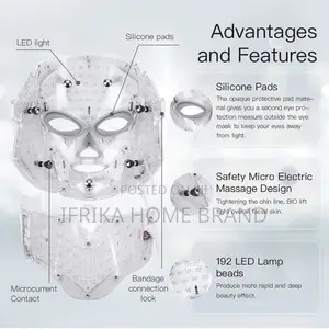 LED Photon Beauty Mask 7 Facial Makeup Mask
