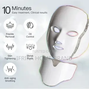 LED Photon Beauty Mask 7 Facial Makeup Mask