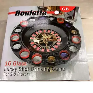 16 Glass Roulette Drinking Game.