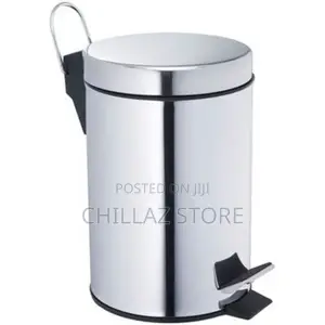 Stainless Waste Bin ( Pedal Dust Bin) 20 Litres – Silver