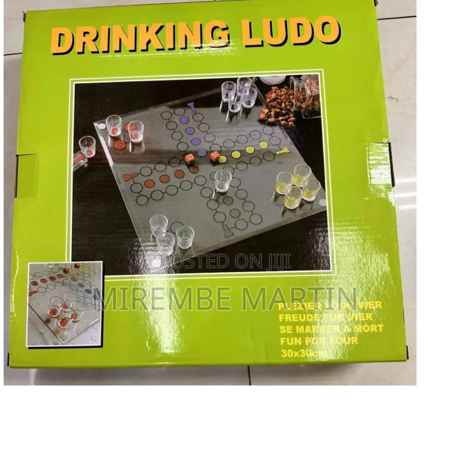 Drinking Ludo Board Game.