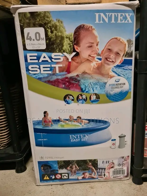 INTEX Easy Set Swimming Pool With Filter Pump 4meters