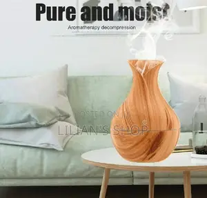 130ml Wood Grain Ultrasonic Aroma Humidifier