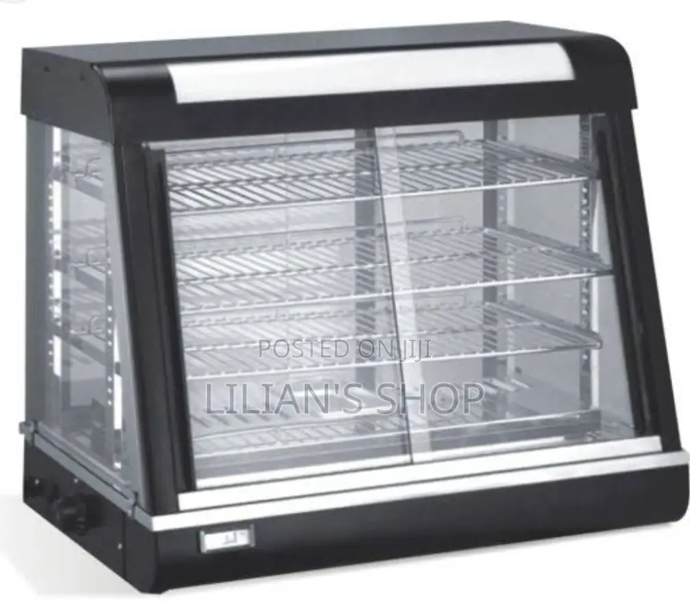66*45*68cm Efficient Countertop Food Warmer Display Case