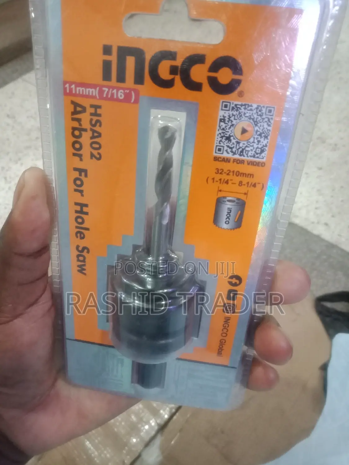 11mm(7/16),Arbor for Hole Saw