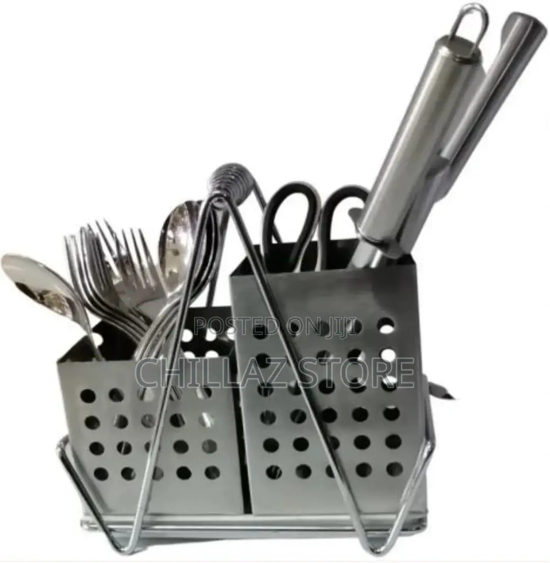 Double Spoons, Forks Cutlery Storage Organizer Holder