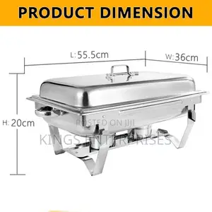 Chaffing Dish With 2 Pans