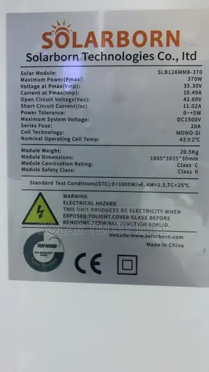 370W Solar Born Panels