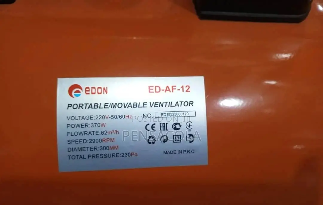 Edon Industrial Extractor Fan 12inchs