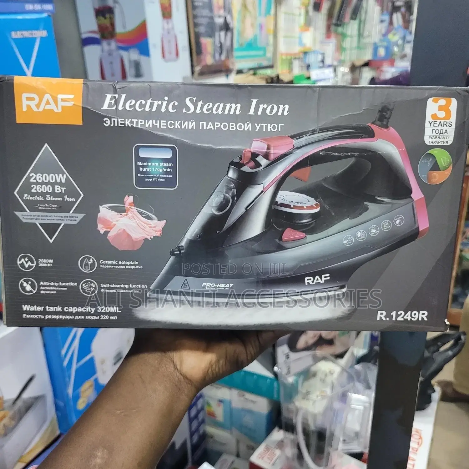 Electric Steam Iron/Raf Electric Steam Iron/ Steam Iron
