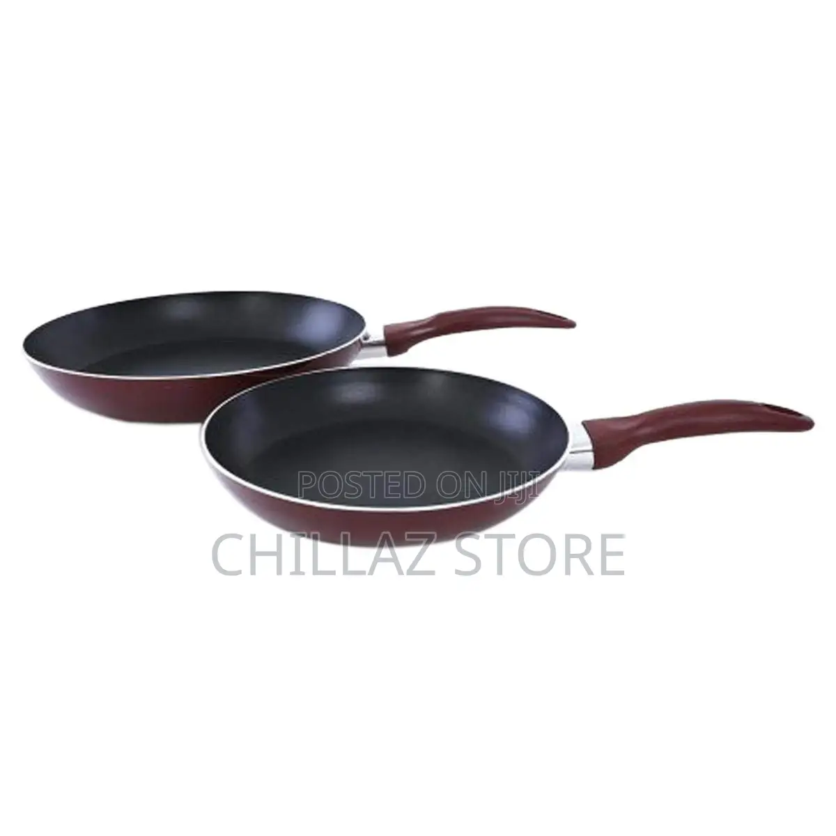 Royalford RF1754 Fry Pan – Set of 2 Pieces, Red