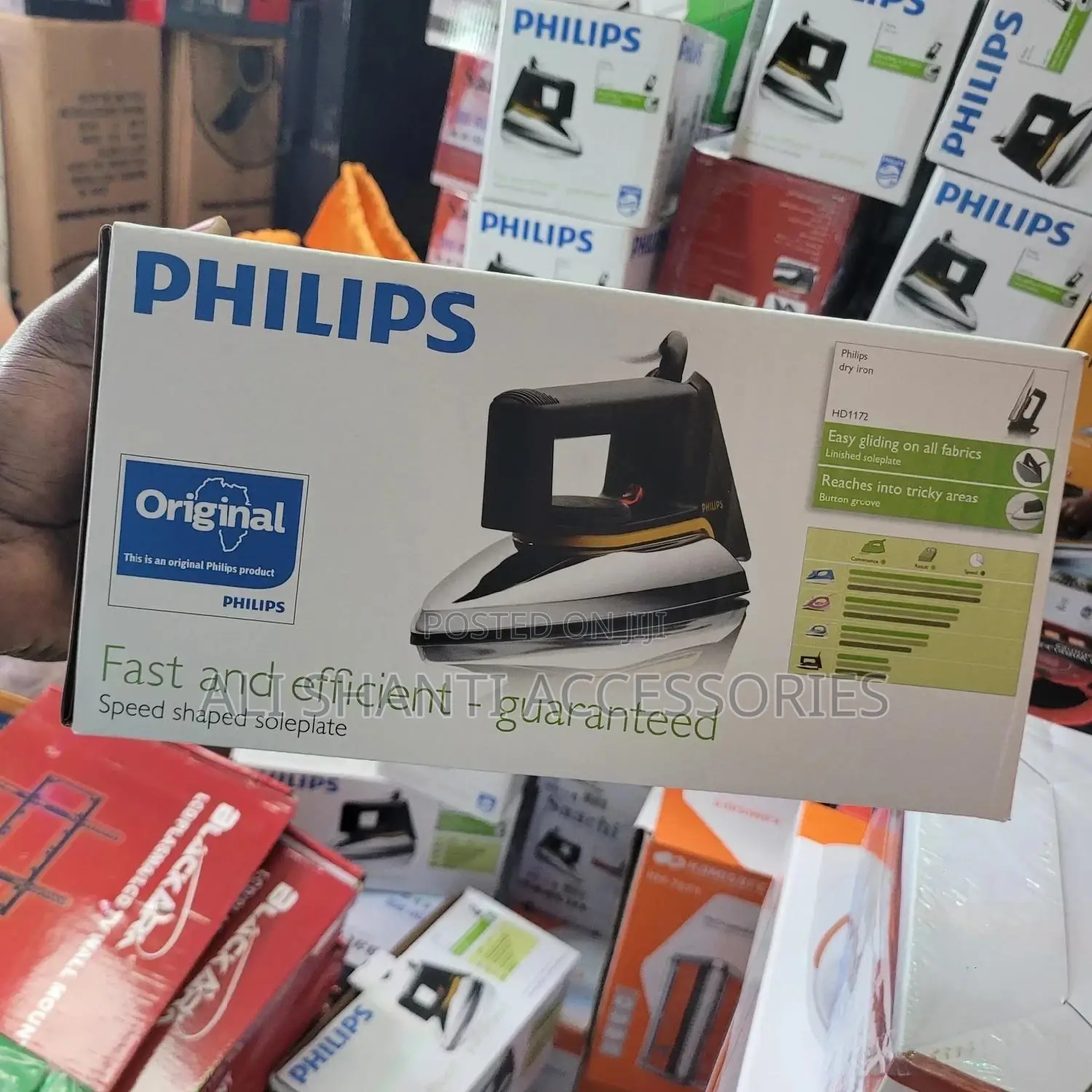 PHILLIPS Dry / Flat Iron/ FLAT DRY IRON, Sole Plate Dry Iron