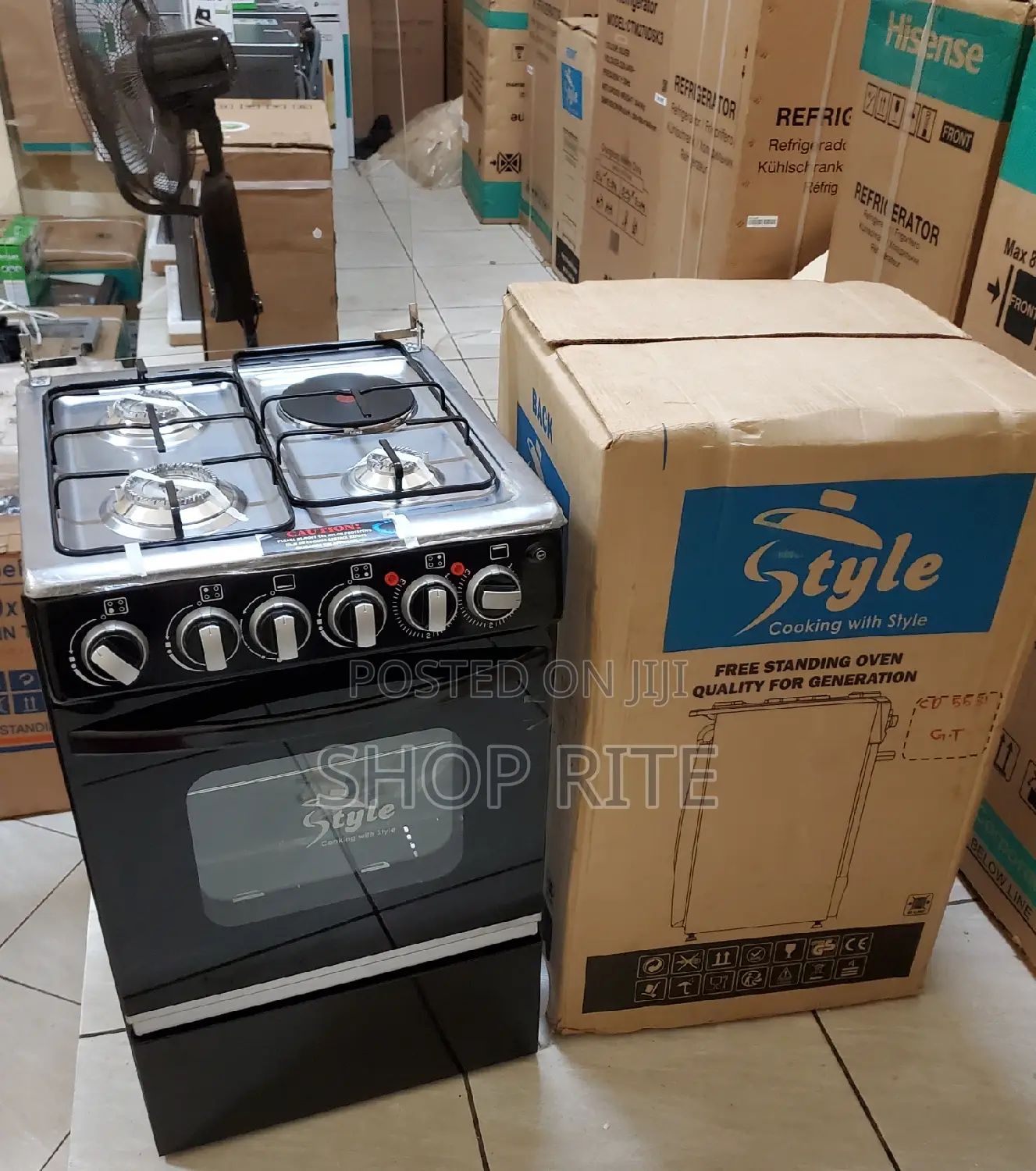 Style Authentic 3gas 1electric 50by50 Cookers Original