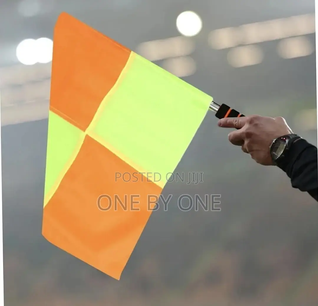 Referee Flag Pro Set Assistant Linesman Football Equipment