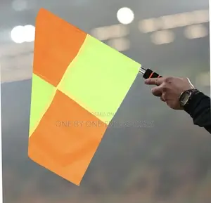 Referee Flag Pro Set Assistant Linesman Football Equipment