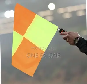 Referee Flag Pro Set Assistant Linesman Football Equipment