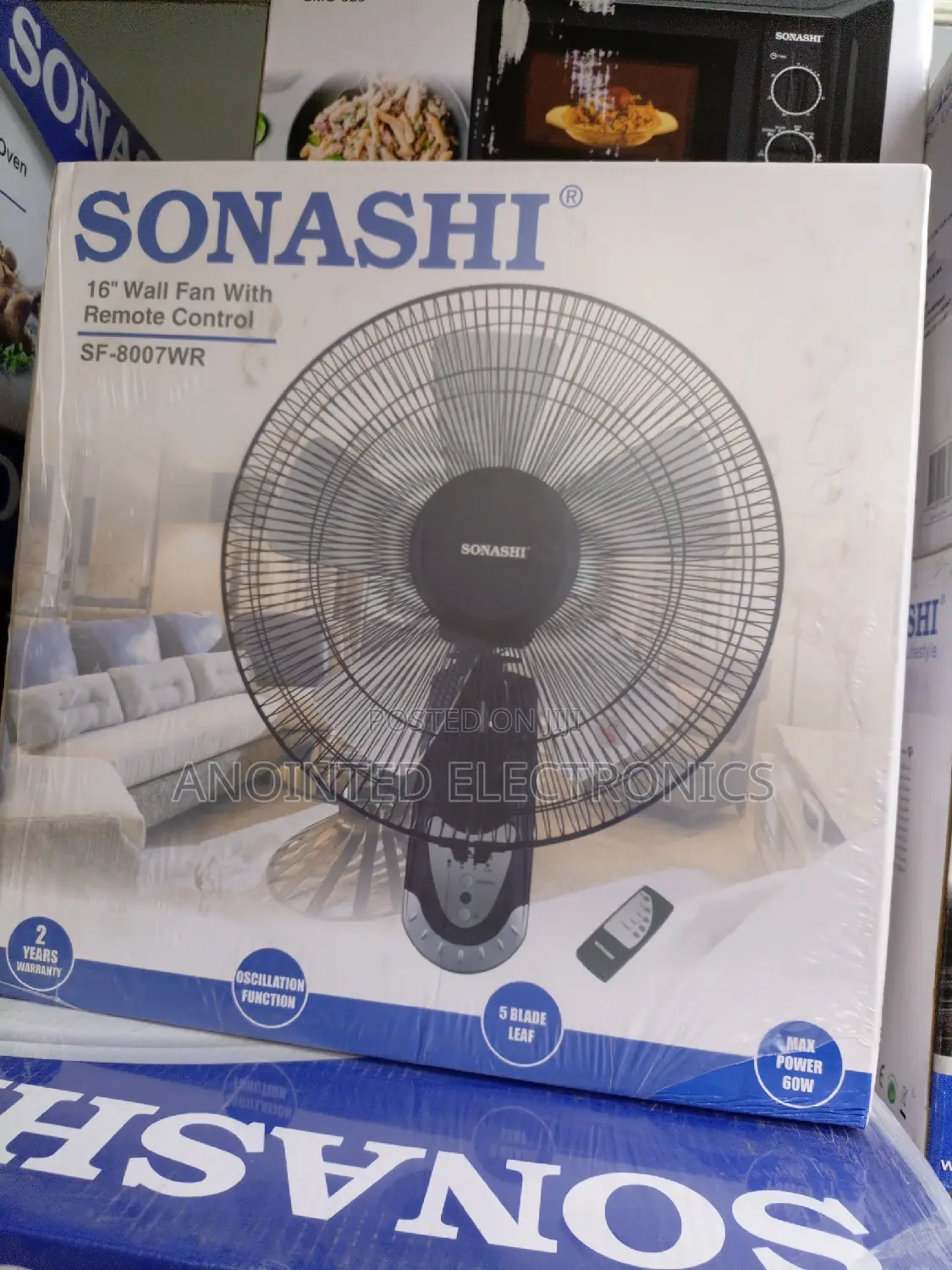 Sonashi Wall Fans With a Remote