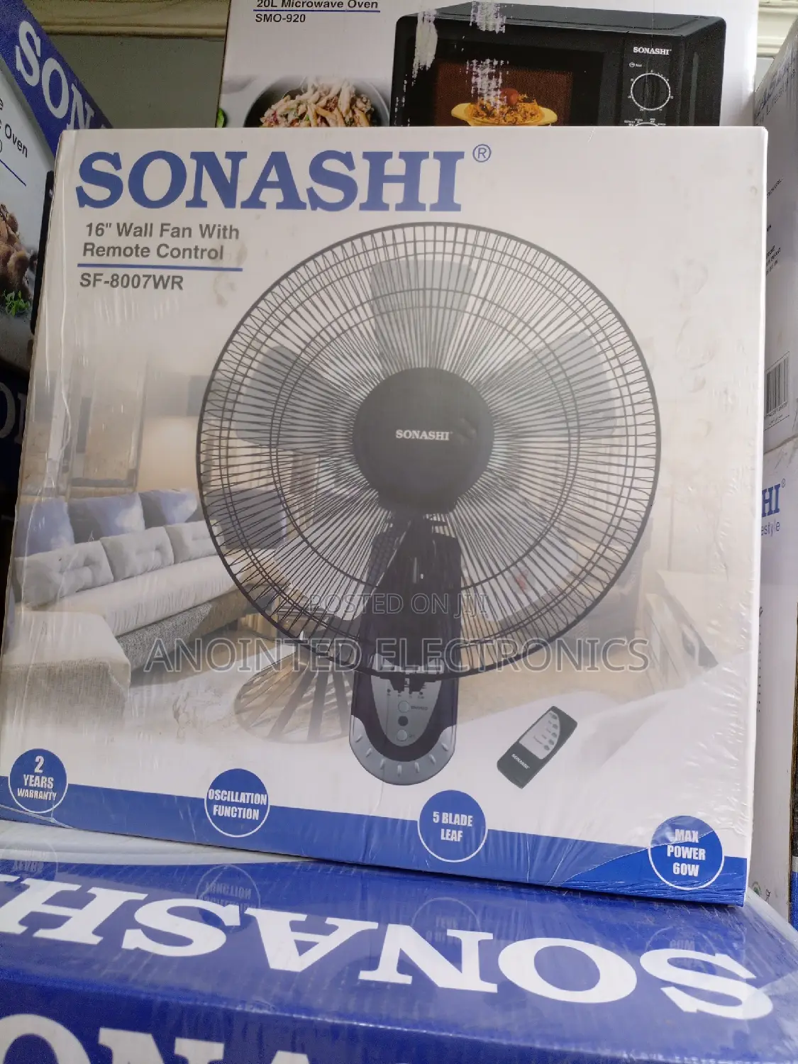 Sonashi Wall Fans With a Remote
