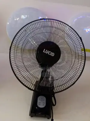 Lucid Remote Wall Fans Black