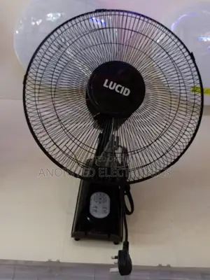 Lucid Remote Wall Fans Black